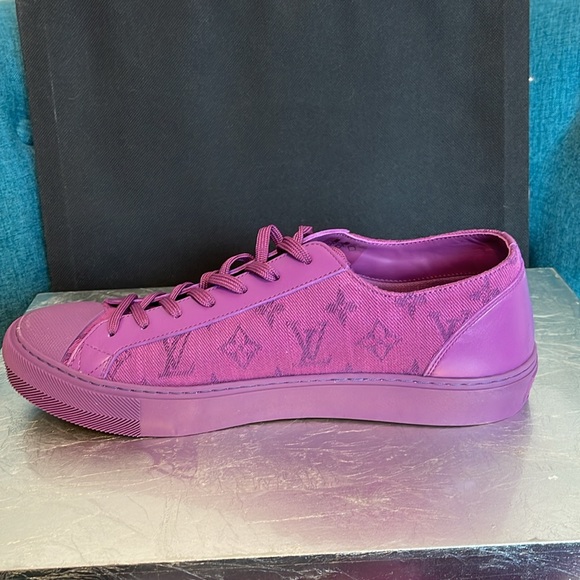 Final price Louis Vuitton tattoo sneakers new bright vivid monogram shoes new - Picture 2 of 11